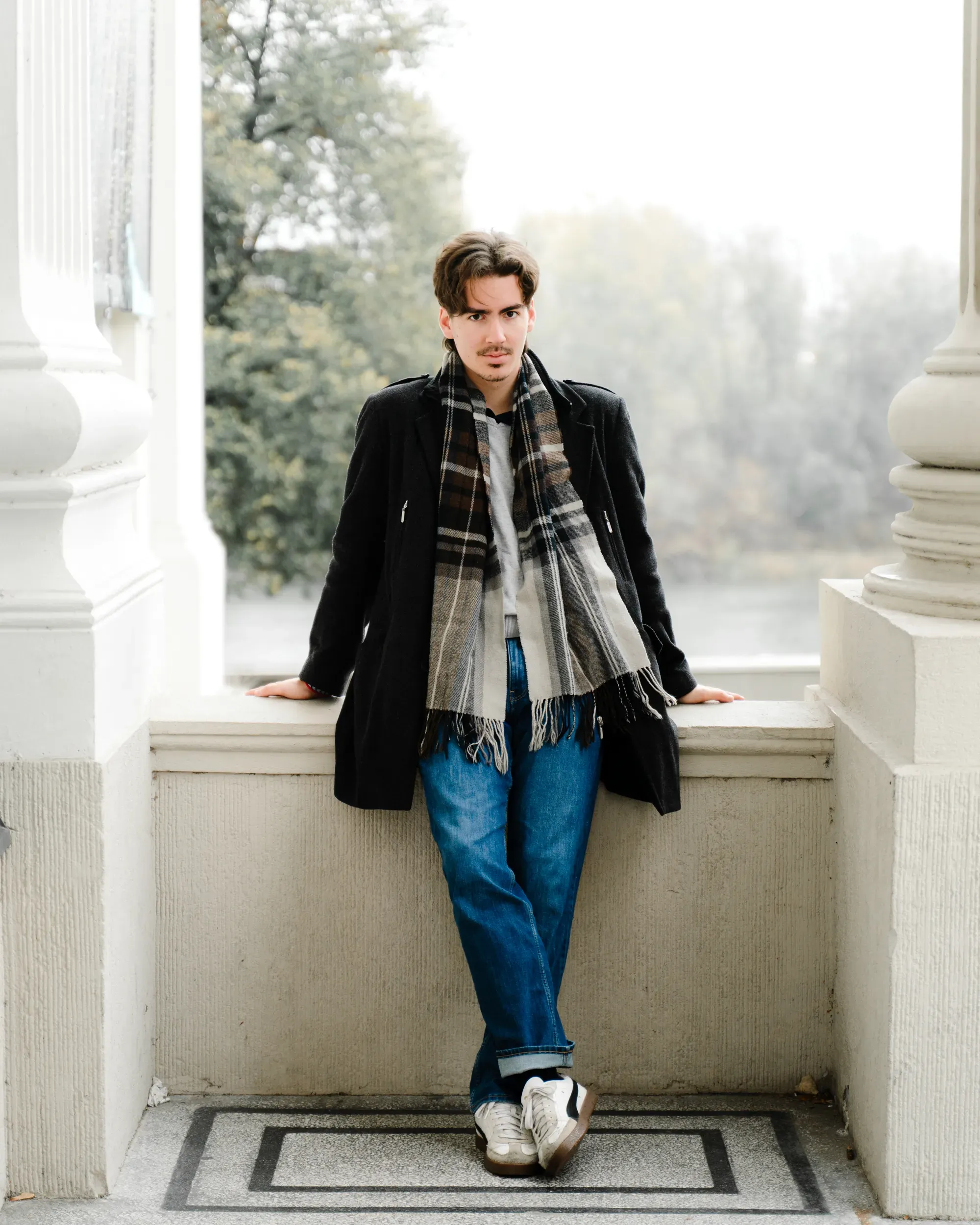 Confident person portrait