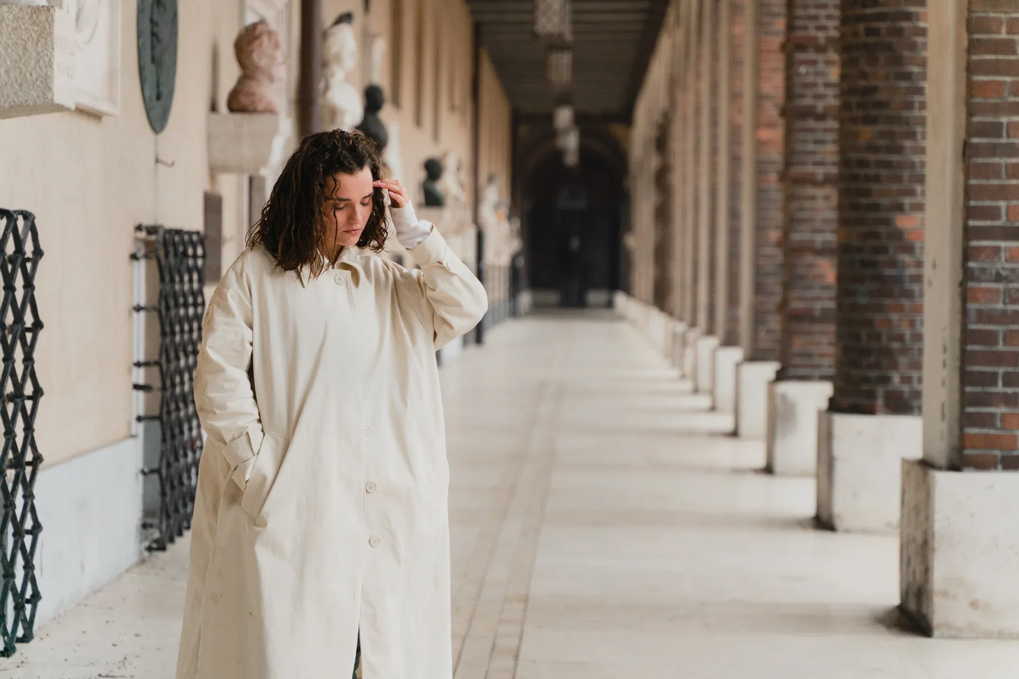 Confident person portrait